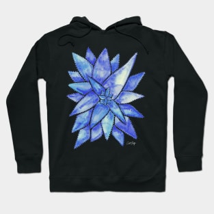 Blue Aloe Vera Hoodie